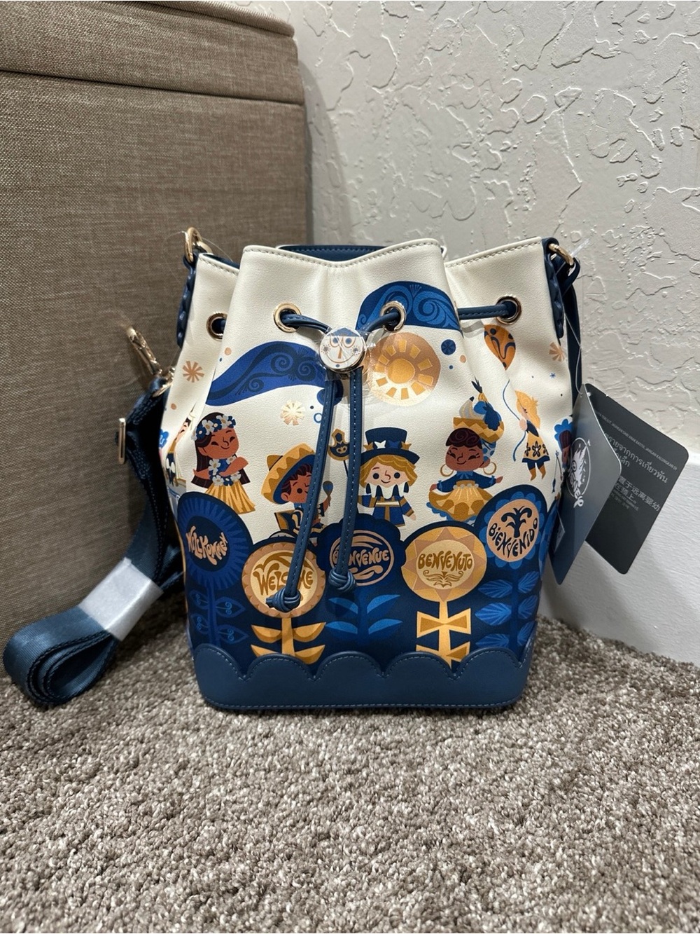 Disneyland it's a small world bag purse